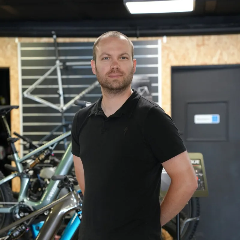 Florent gérant du magasin Cycles of life
